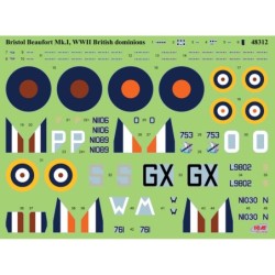 ICM48312 - Bristol Beaufort Mk.I, WWII British Dominions Air Force