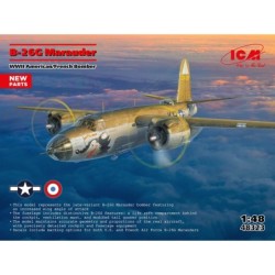 ICM48323 - B-26G Marauder, WWII American/French Bomber