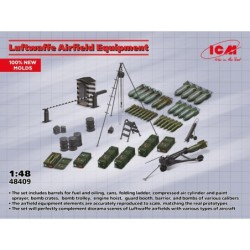 ICM48409 - Luftwaffe Airfield Equipment (Diorama Accessories)