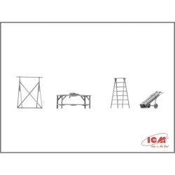 ICM48801 - Spitfire Mk.IX with RAF Pilots & Ground Personnel (7 Figures)