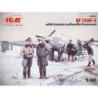 ICM48804 - Bf 109F-4 with German Luftwaffe Personnel (5 Figures)