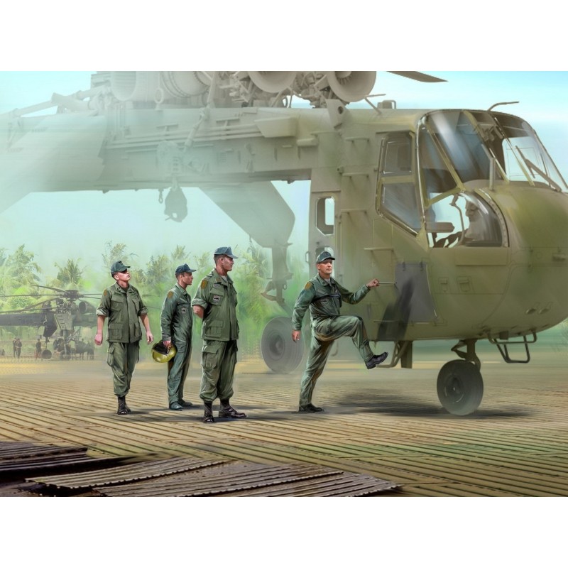 ICM53101 - U.S. Helicopter Pilots (1960s-1970s) 4 Figures