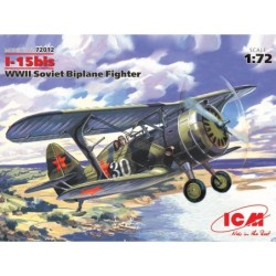 ICM72012 - I-15bis, WWII Soviet Biplane Fighter