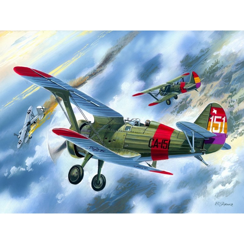 ICM72061 - I-15 "Chato", Spanish Air Force Biplane Fighter