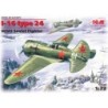 ICM72071 - I-16 Type 24, WWII Soviet Fighter Plane