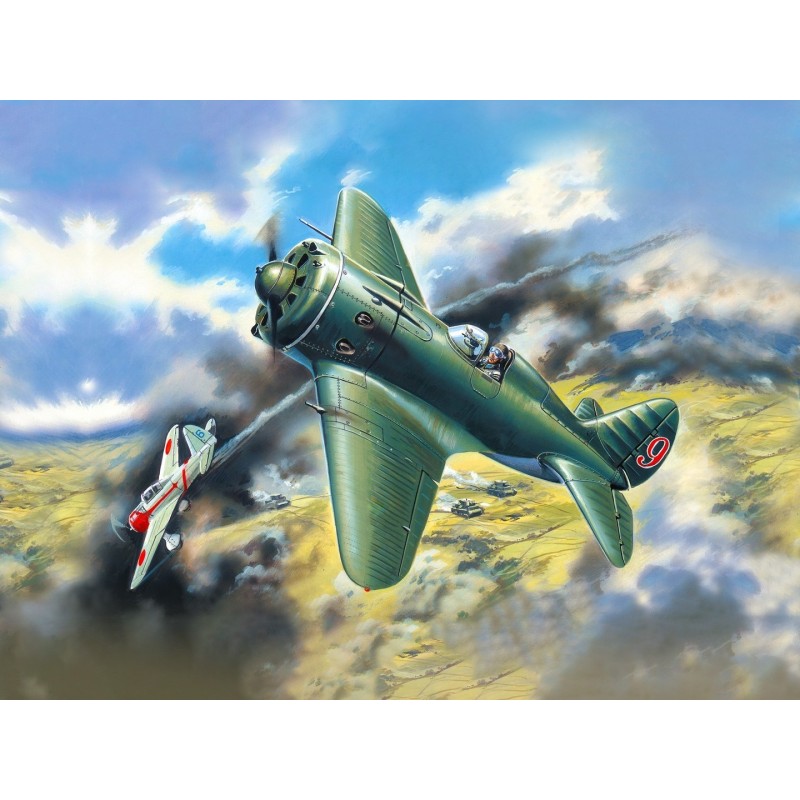 ICM72072 - I-16 Type 18, WWII Soviet Fighter Plane