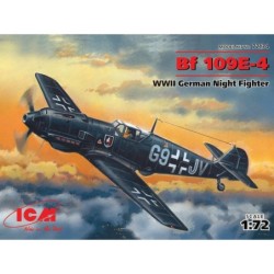 ICM72134 - Messerschmitt Bf 109E-4, WWII German Night Fighter Plane
