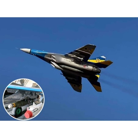 ICM72144 - MiG-29 of Ukrainian Air Forces with JDAM-ER Bombs