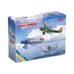 ICM72210 - Biplanes of the 1930s & 1940s, Не-51A-1, Ki-10-II, U-2/Po-2VS (Set of 3)