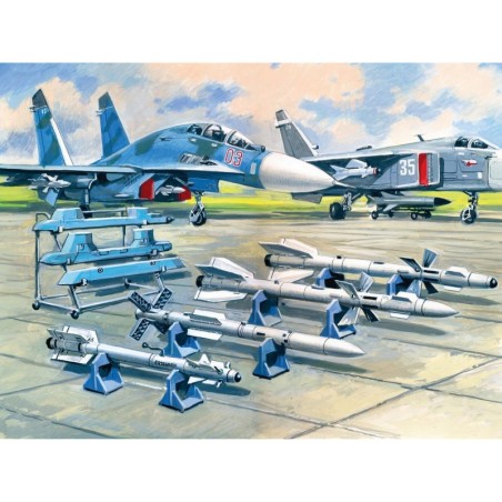 ICM72212 - Soviet Air-to-Air Aircraft Armament (Assorted Missiles)