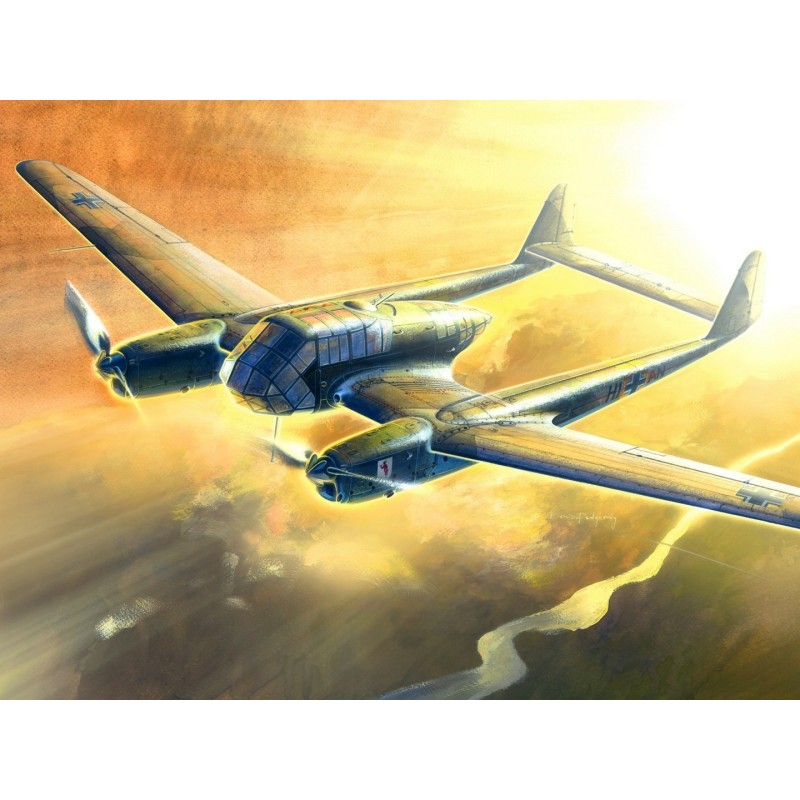 ICM72291 - FW 189A-1, WWII German Reconnaissance Plane