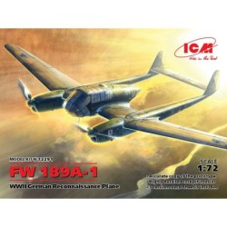 ICM72291 - FW 189A-1, WWII German Reconnaissance Plane