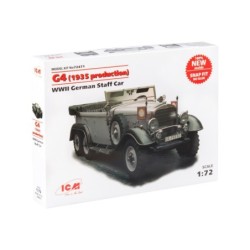 ICM72471 - G4 (1935), WWII German Staff Car, Snap Fit