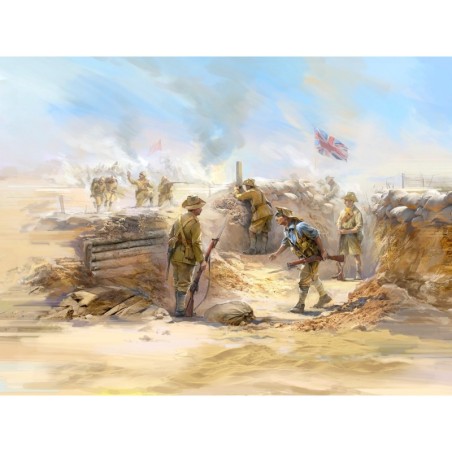 ICMDS3501 - Gallipoli (1915) ANZAC & Turkish Infantry 8 Figures