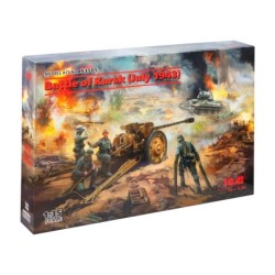 ICMDS3505 - Battle of Kursk Set (July 1943), T-34-76 (Early 1943), Pak 36(r) with 4 Crew Figures