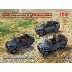 ICMDS3513 - WWII Wehrmacht le.gl.Einheitz-Pkw Cars (Set of 3)