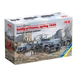 ICMDS3515 - Battle of France, Spring 1940 (Sd.Kfz 251 APC, Radio Command APC, Kfz.2 & Figures)