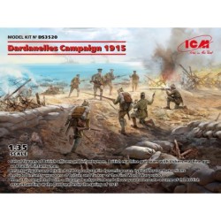 ICMDS3520 - Dardanelles Campaign 1915 (WWI British Infantry, WWI British Vickers MG Crew, WWI Turkish Infantry)