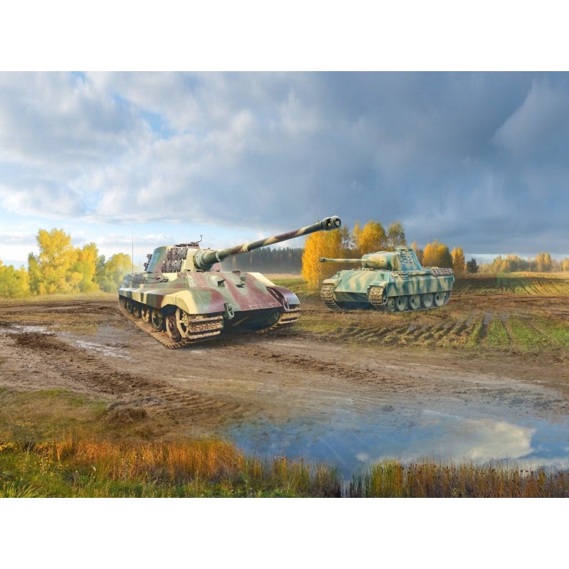 ICMDS3524 - Panzerwaffe Steel Cats (Pz.Kpfw.V Panther Ausf.D & Pz.Kpfw.VI Ausf.B King Tiger Tanks)