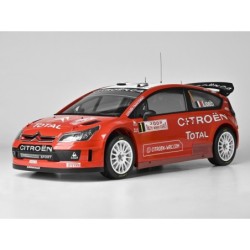 IXCCC4FK - Citroën C4 WRC 2008 Red 1/8 Scale Metal & Plastic Kit