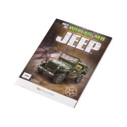 IXCJPWFK - Willys Jeep & Accessories 1/8 Scale Metal & Plastic Kit