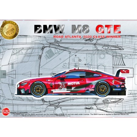 NU24043 - 1/24 BMW M8 GTE 2020 Road Atlanta Class Winner