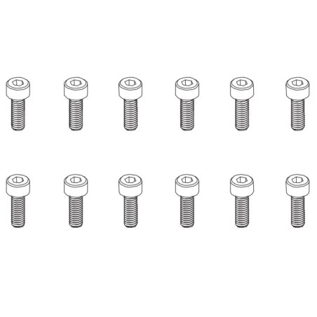 PD602-085 - Hex Screw HM4*12   12PCS