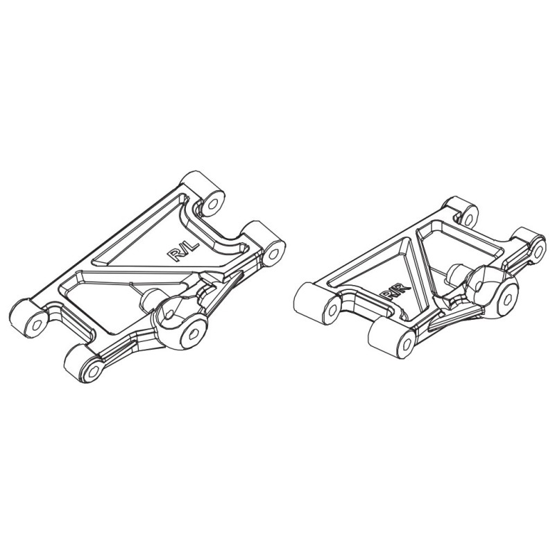 PD861-013 - Rr. Lower Suspension Arm 2PCS