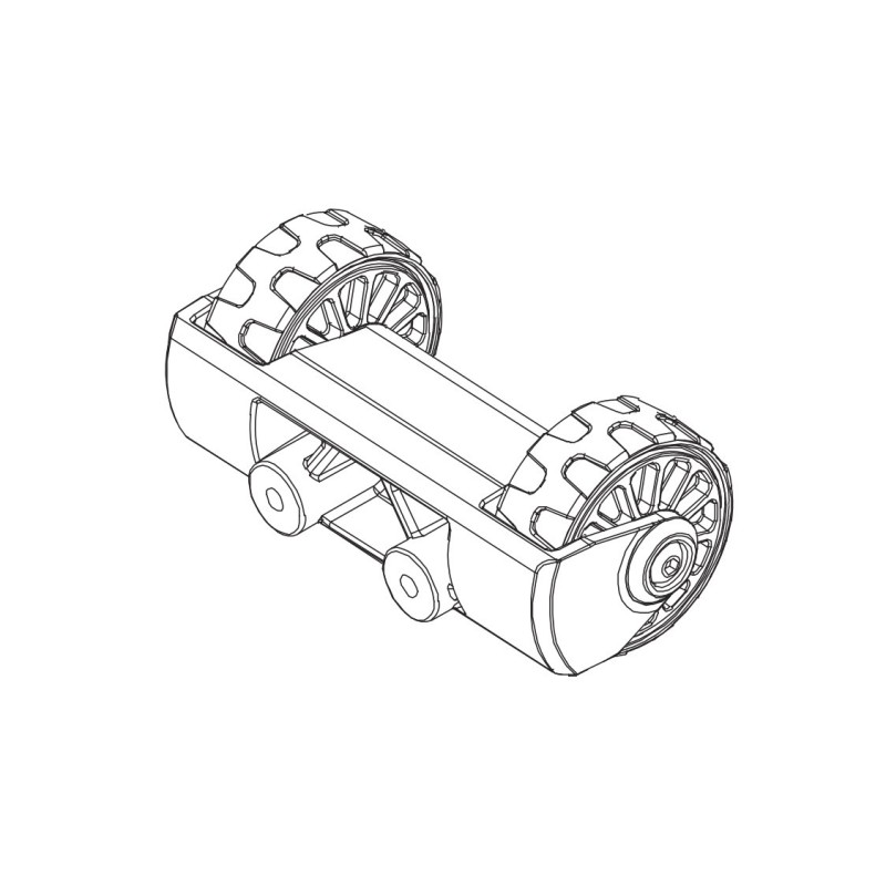 PD861-026 - Wheelie Bar Wheel Unit 1PCS