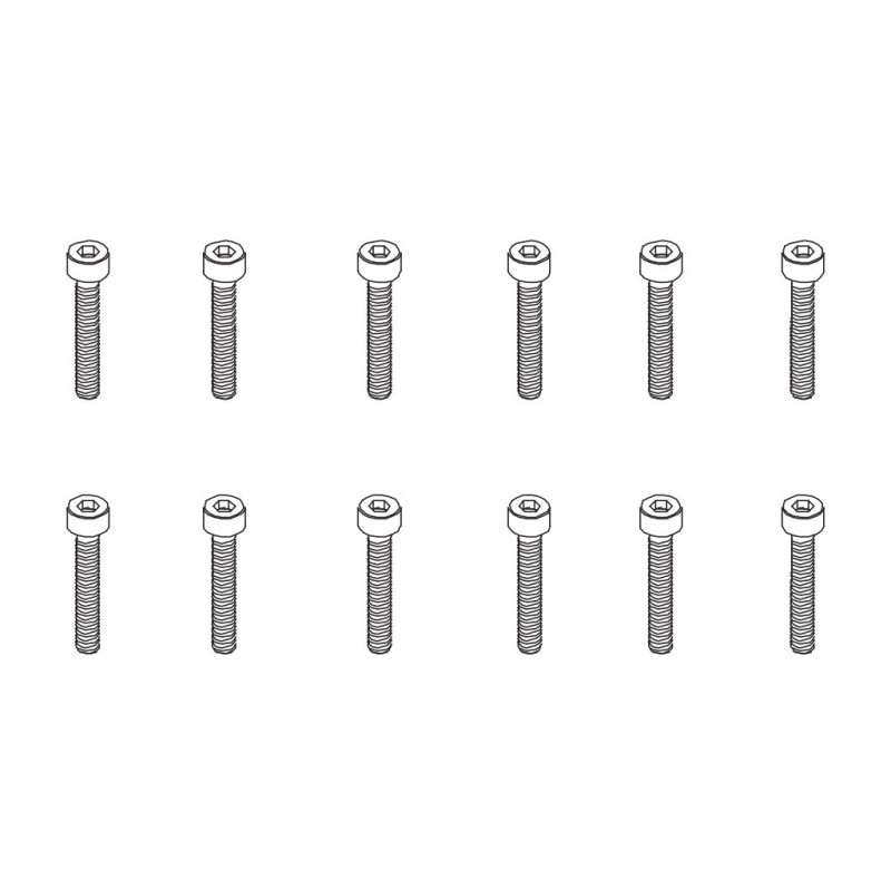 PD861-086 - Hex Screw HM2.5*10   12PCS