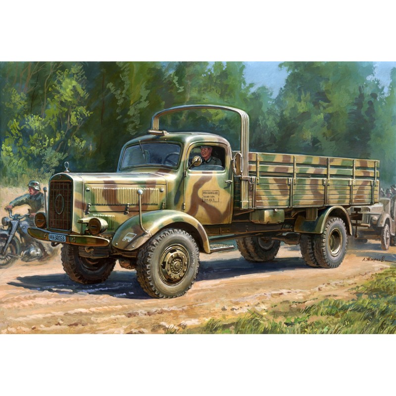 Z3596 - German truck L-4500S WWII RR