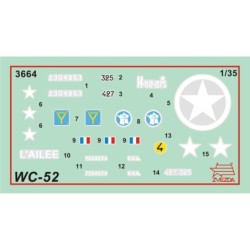Z3664 - U.S. WC-52 WWII Military Multipurpose 3/4T Vehicle