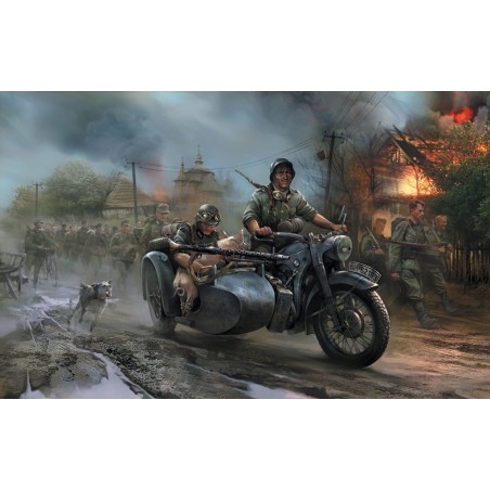 Z6142 - 1/72 German Motorcycle R-12