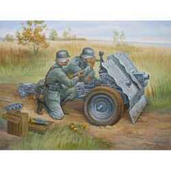 Z6156 - 1/72 WWII German 75mm Gun with Crew