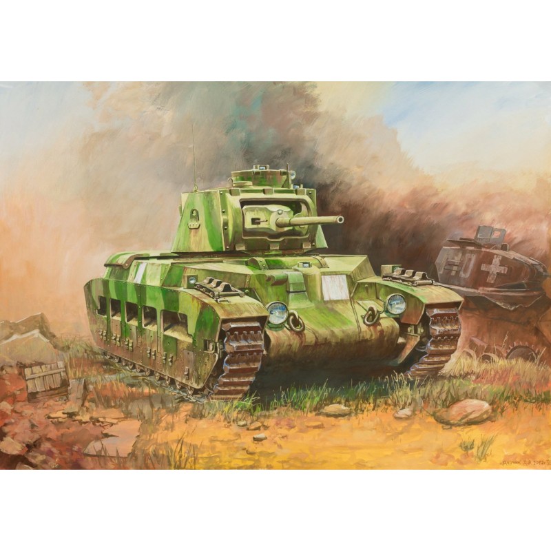 Z6171 - 1/100 British Matilda WWII Tank