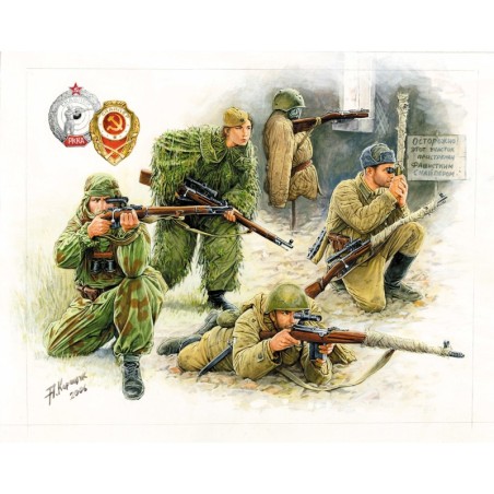 Z6193 - 1/72 Soviet Snipers