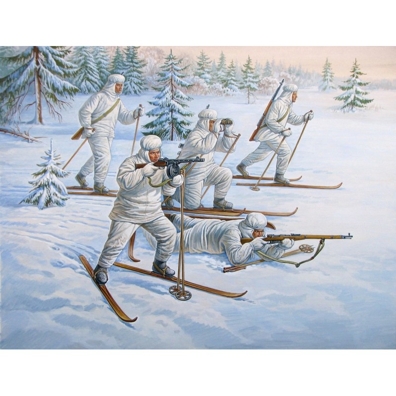 Z6199 - 1/72 Soviet Skiers