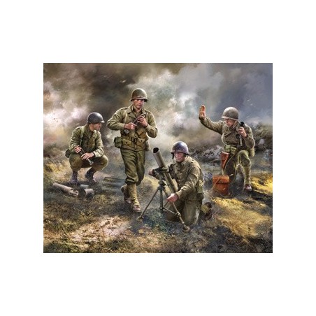 Z6287 - U.S. 81mm Mortar with Crew