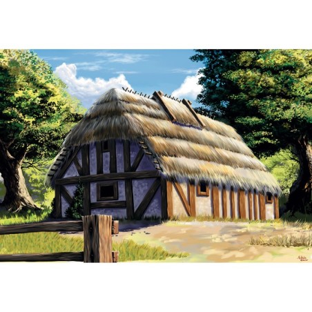 Z8532 - European thatched country house RR