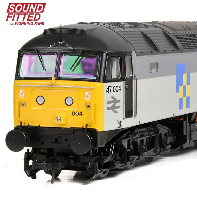 35-418sfx - Class 47 0 47004 Br Railfreight Construction Sector