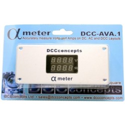 DCC-AVA.1 - Alpha Meter for DC or DCC