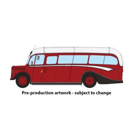 Bedford OB – FWO615, British Railways crimson/cream