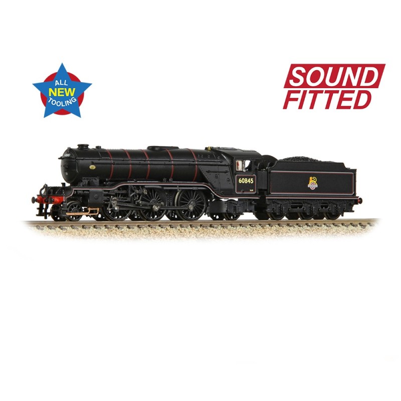 LNER V2 60845 BR Lined Black (Early Emblem)