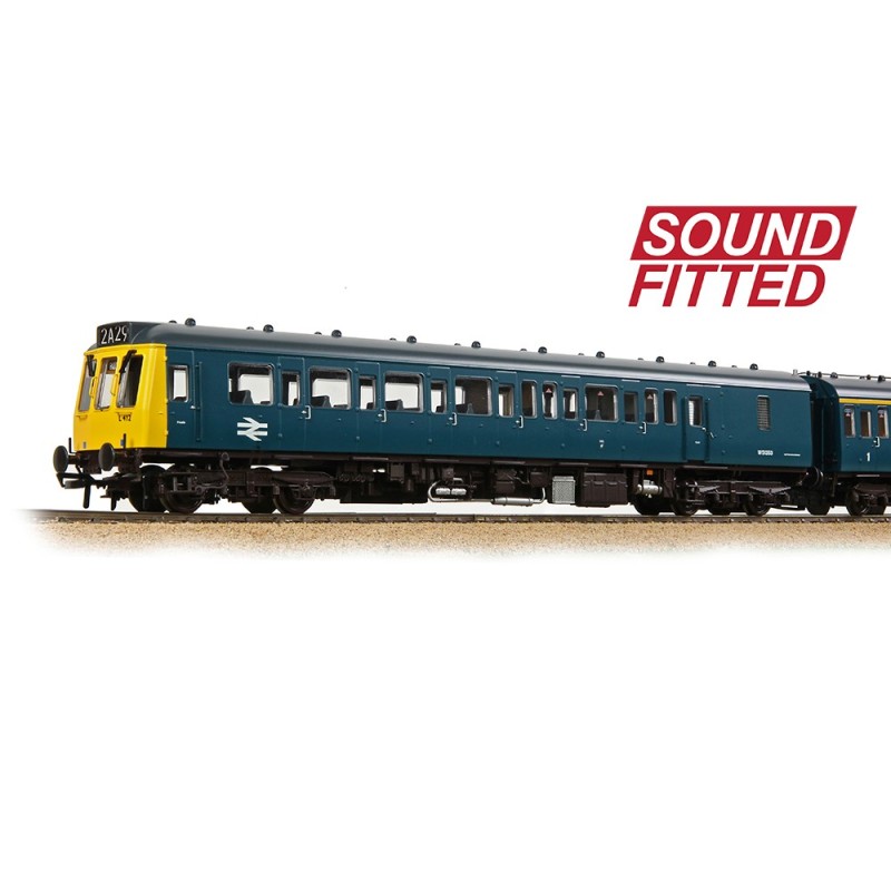 Class 117 3-Car DMU L412 BR Blue