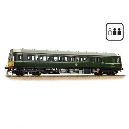 Class 121 Single-Car DMU W55028 BR Green (Small Yellow Panels) [PF]