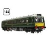 Class 121 Single-Car DMU W55028 BR Green (Small Yellow Panels) [PF]