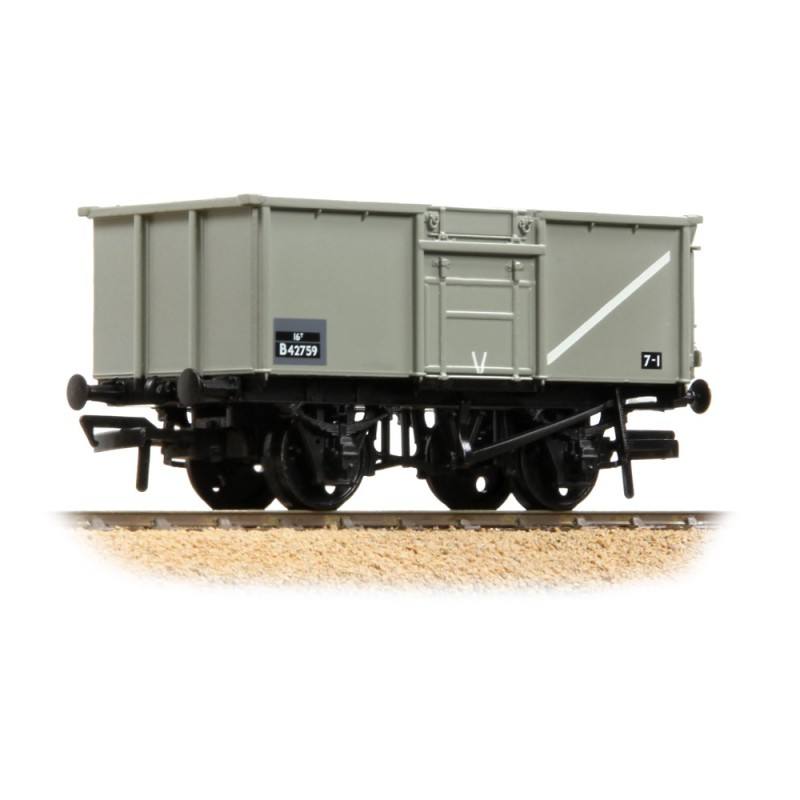 BR 16T Steel Mineral Wagon Top Flap Doors BR Grey (Early)