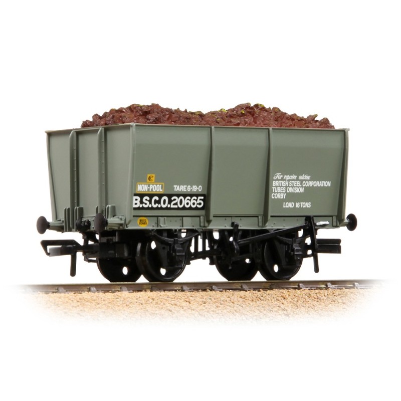 16T Steel Slope-Sided Tippler Mineral Wagon BSC Grey [WL]