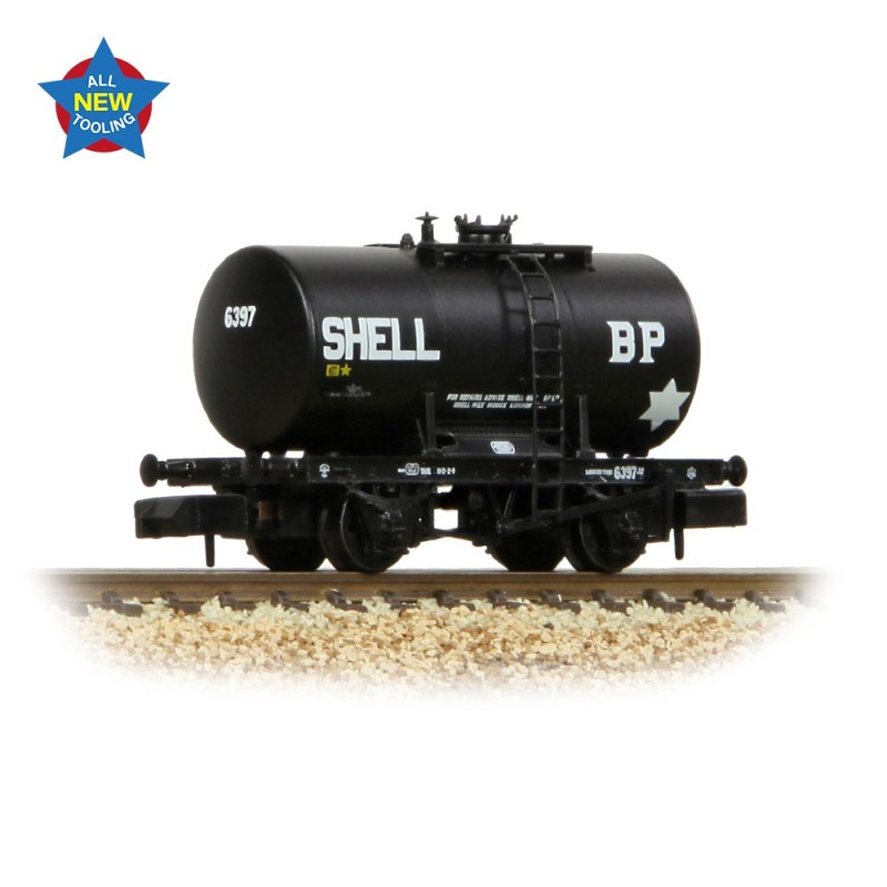 20T Anchor-Mounted Tank Wagon 'Shell/BP' Black