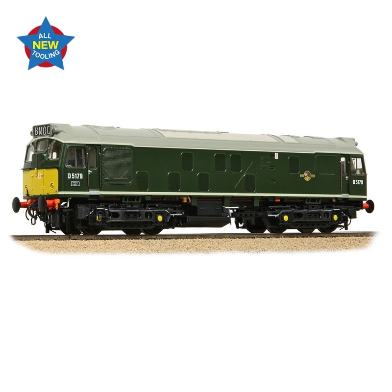 Class 25/1 D5179 BR Green (Small Yellow Panels)